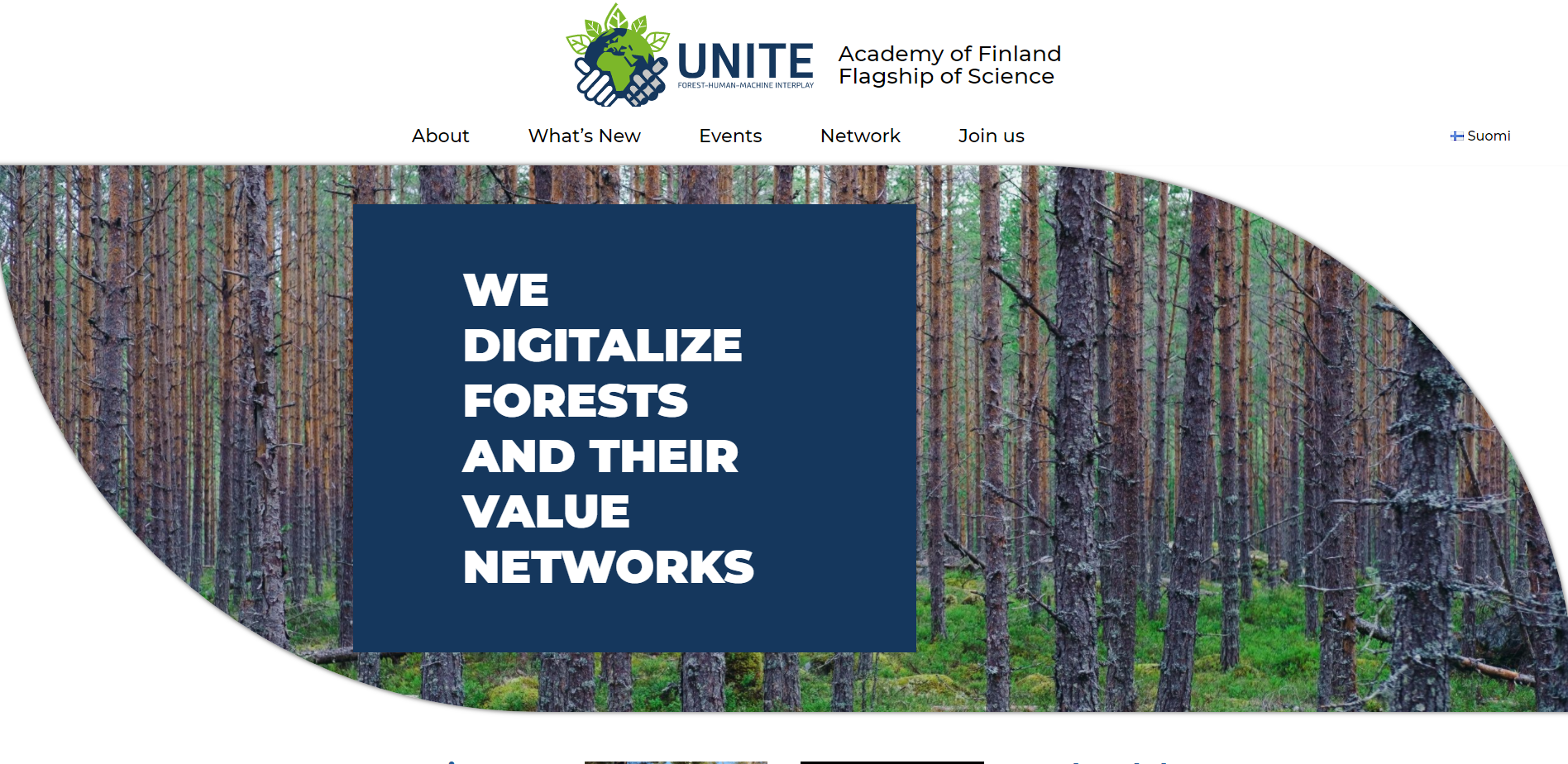 UNITE nettisivut - uudet kotisivut